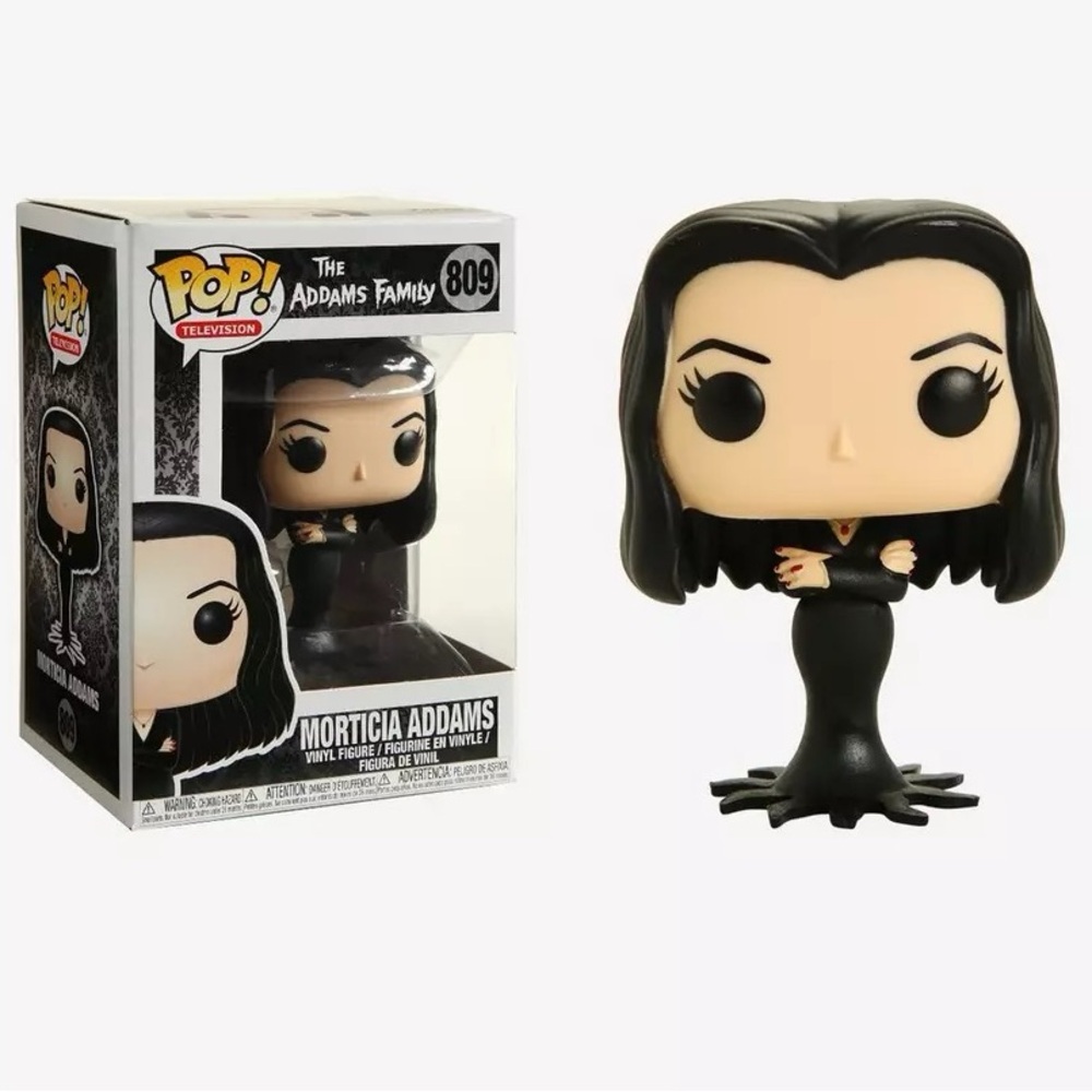 FUNKO THE ADDAMS FAMILY POP! TELEVISION MORTICIA ADDAMS VINYL FIGURE! #809 NIB